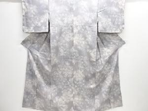 樹木模様小紋着物